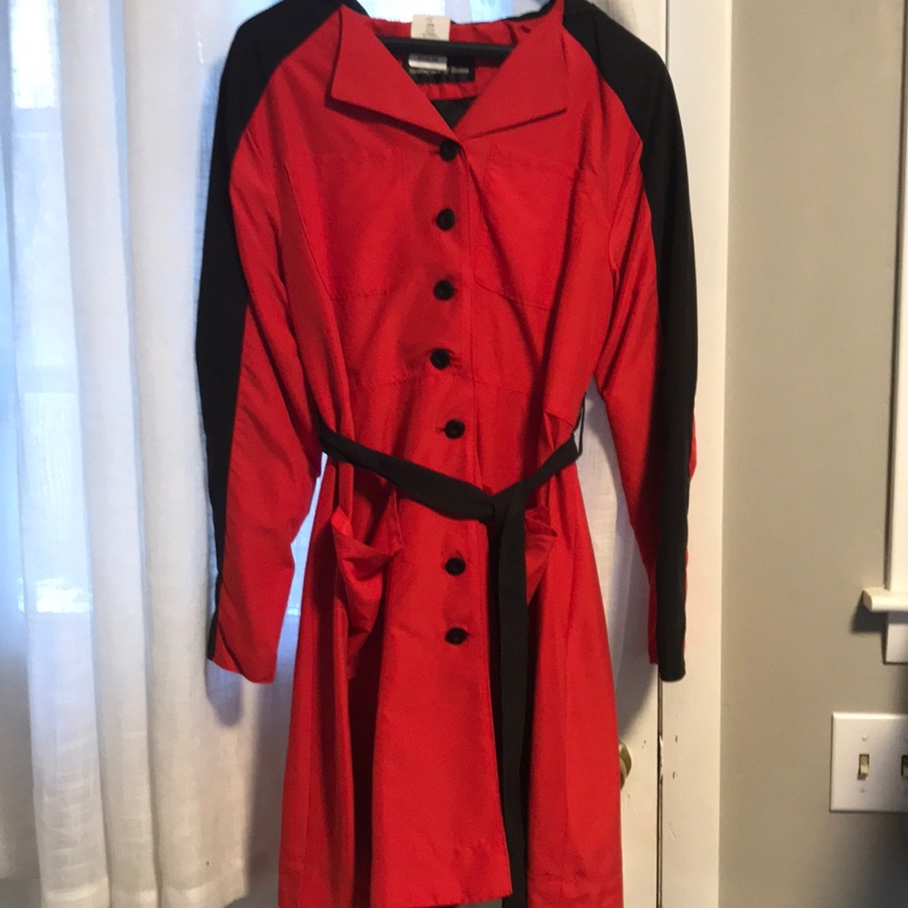 Adorable Womens Stearlingwear of Boston rain jacket. Brand new with tags!